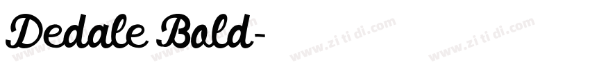 Dedale Bold字体转换 Dedale Bold字体转换